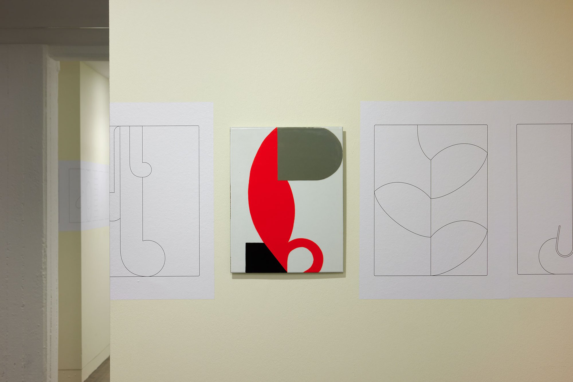 Ulrike Müller, Installation view, MONUMENT TO MY PAPER BODY, Ludwig Forum Aachen, Aachen, 2023