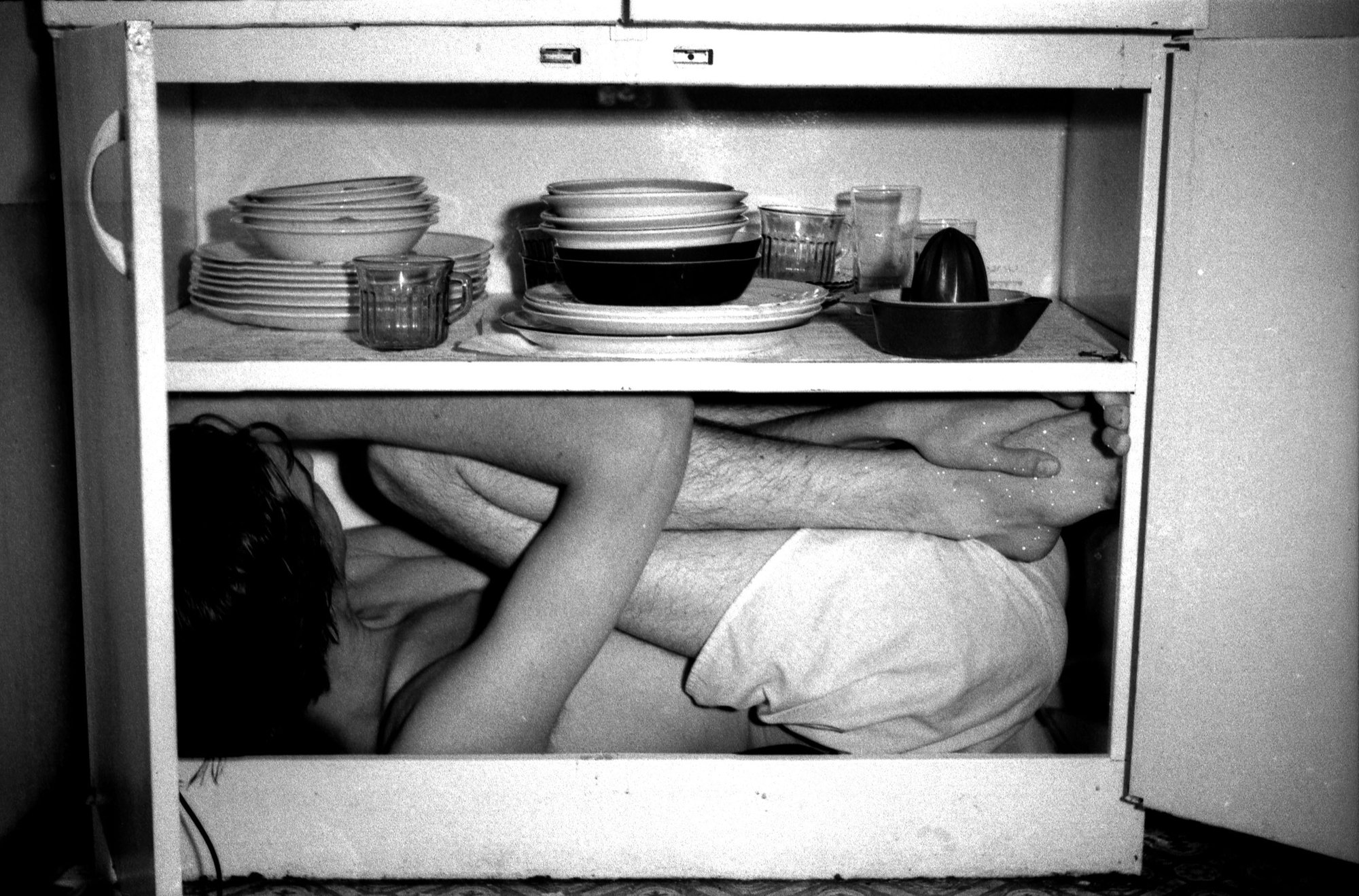 Adam Putnam, Untitled (dishcabinet), silver gelatin print, unframed, 41 x 51 cm (16 1/8 x 20 1/8 in), 1996/2006