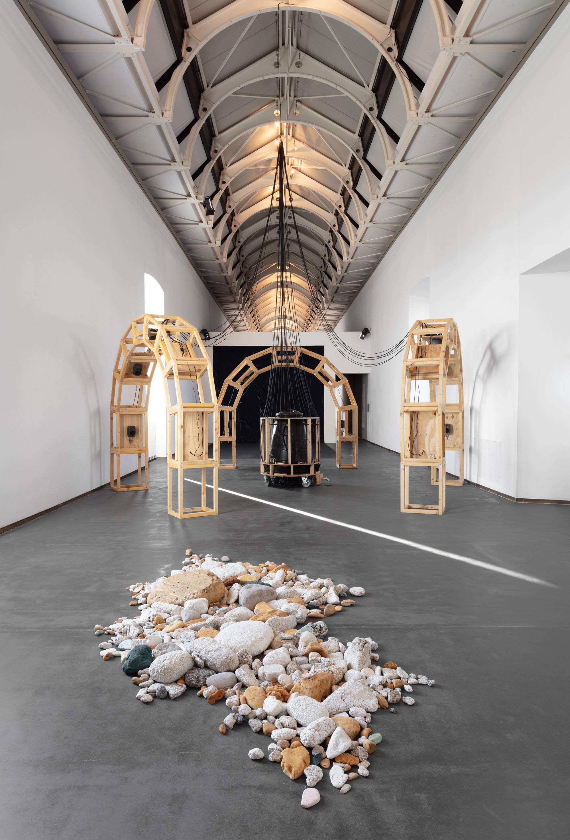Tamara Henderson, Installation view, Mutual Aid. Art in Collaboration with Nature, Castello di Rivoli Museo d’Arte Contemporanea, 2025
