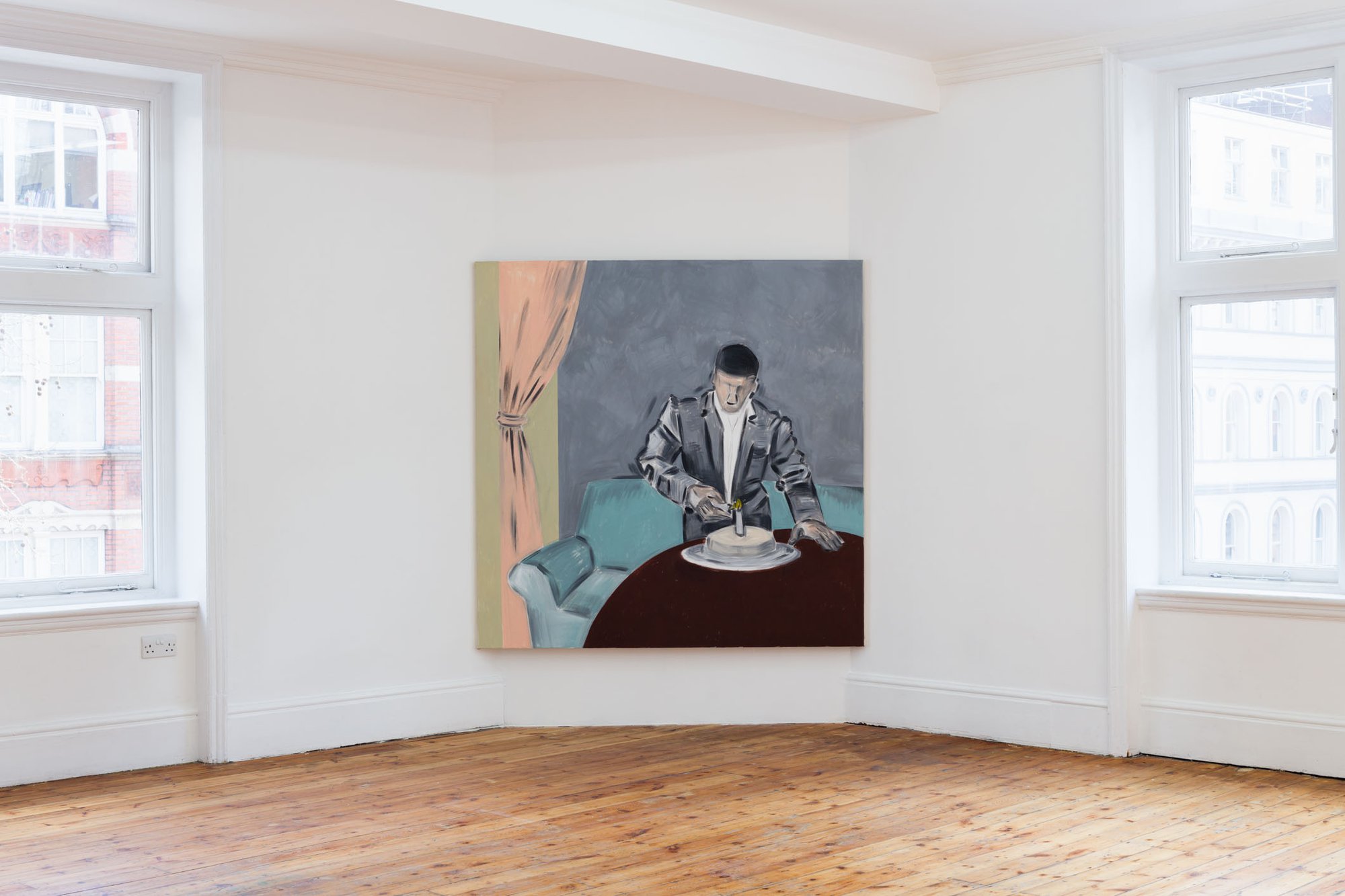 Apostolos Georgiou, Untitled, acrylic on canvas, 170 x 170 cm (66 7/8 x 66 7/8 in), 2016