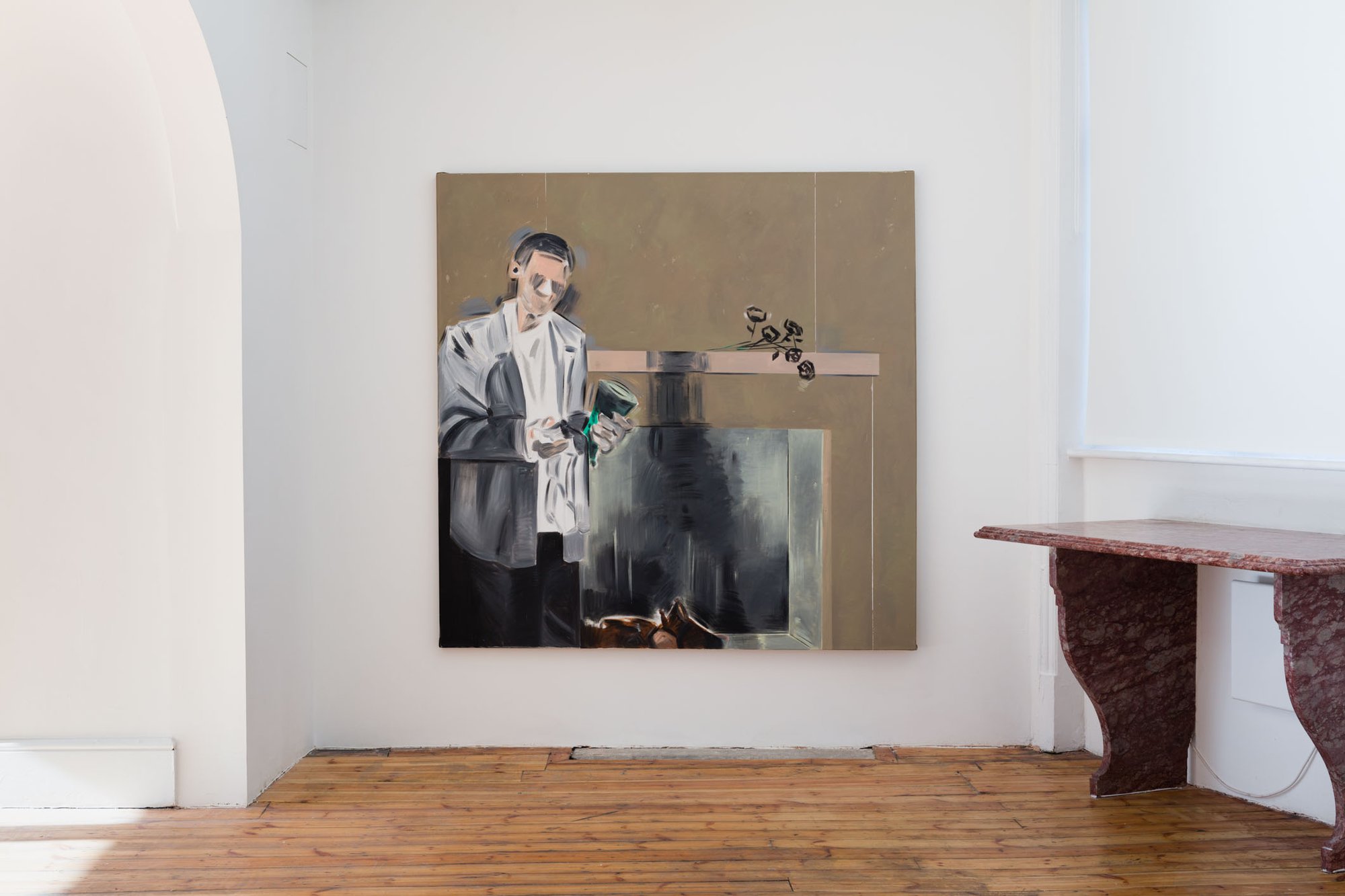 Apostolos Georgiou, Untitled, acrylic on canvas, 170 x 170 cm (66 7/8 x 66 7/8 in), 2014