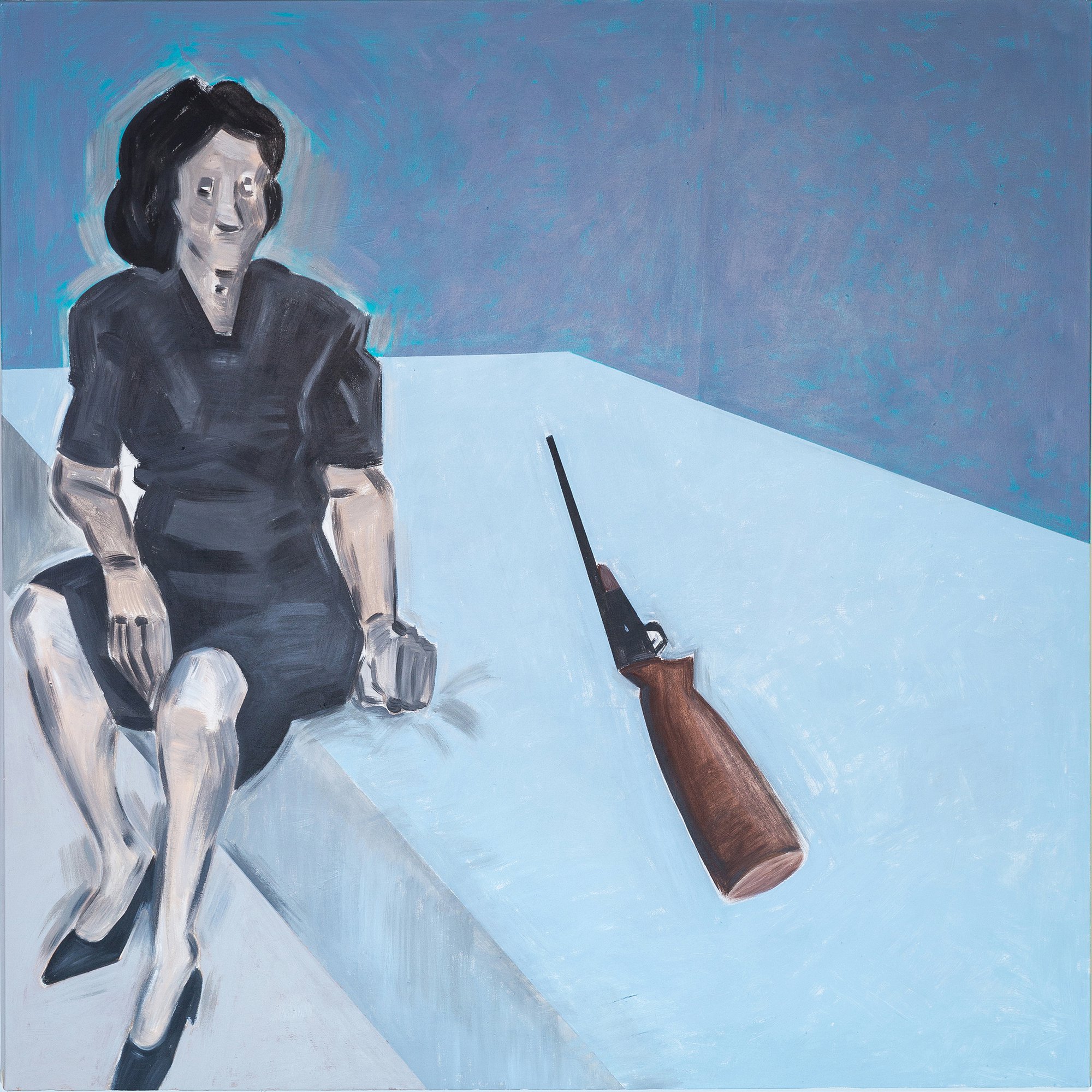 Apostolos Georgiou, Untitled, acrylic on canvas, 170 x 170 cm (66 7/8 x 66 7/8 in), 2017