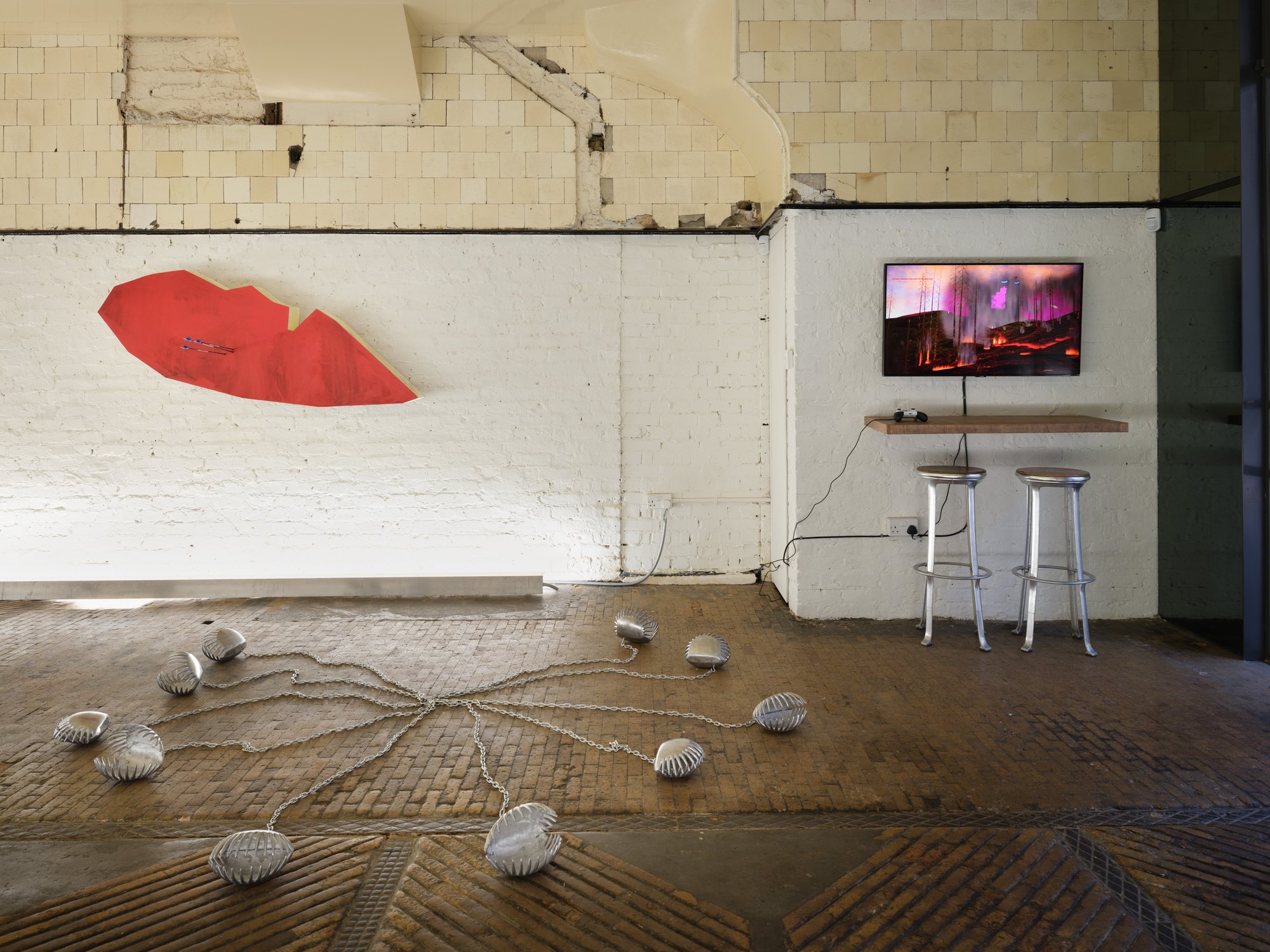 Installation view, RUINED, Rodeo, London, 2024