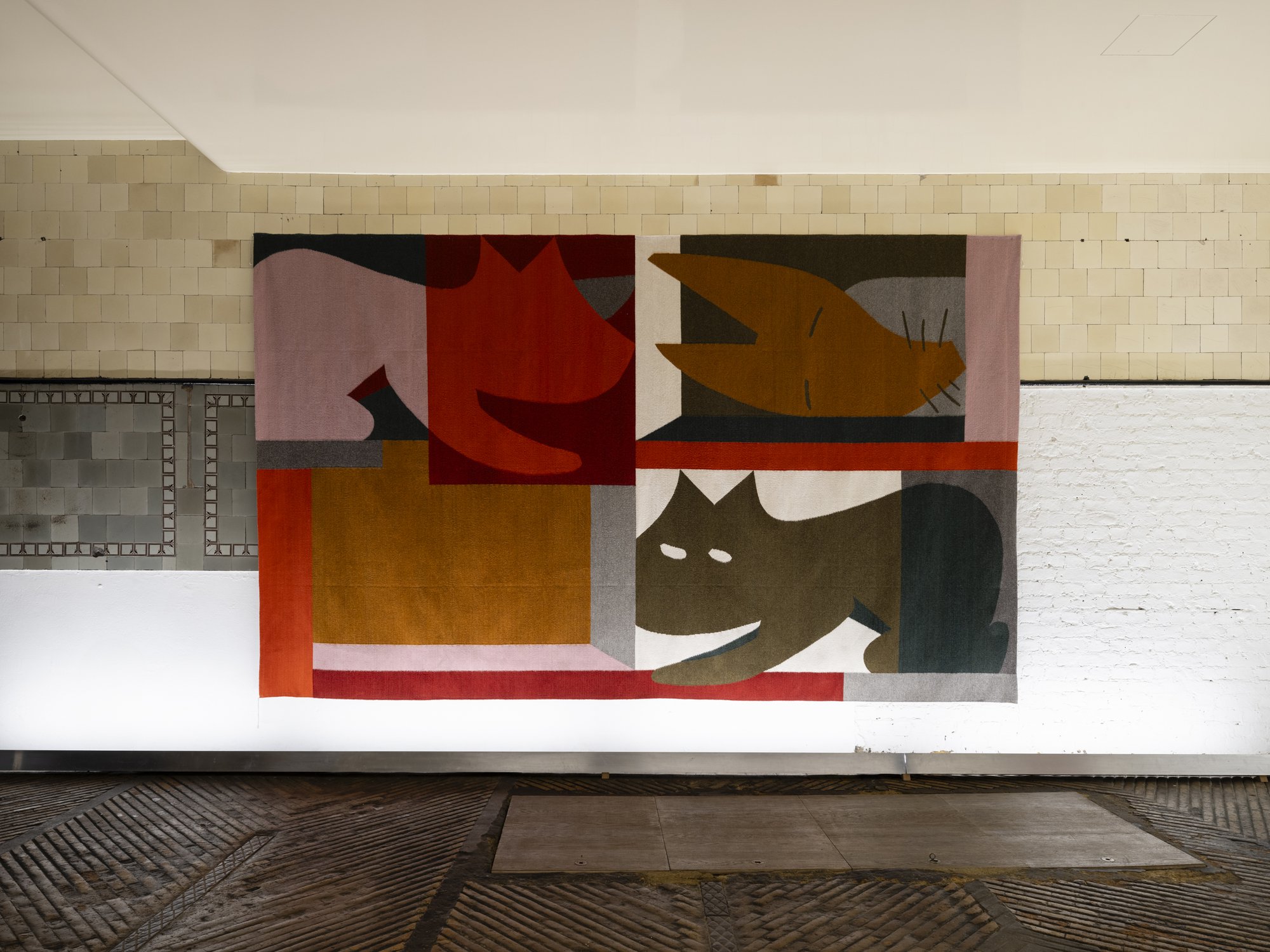 Ulrike Müller, Installation view, Beside Myself, Sylvia Kouvali, London, 2025