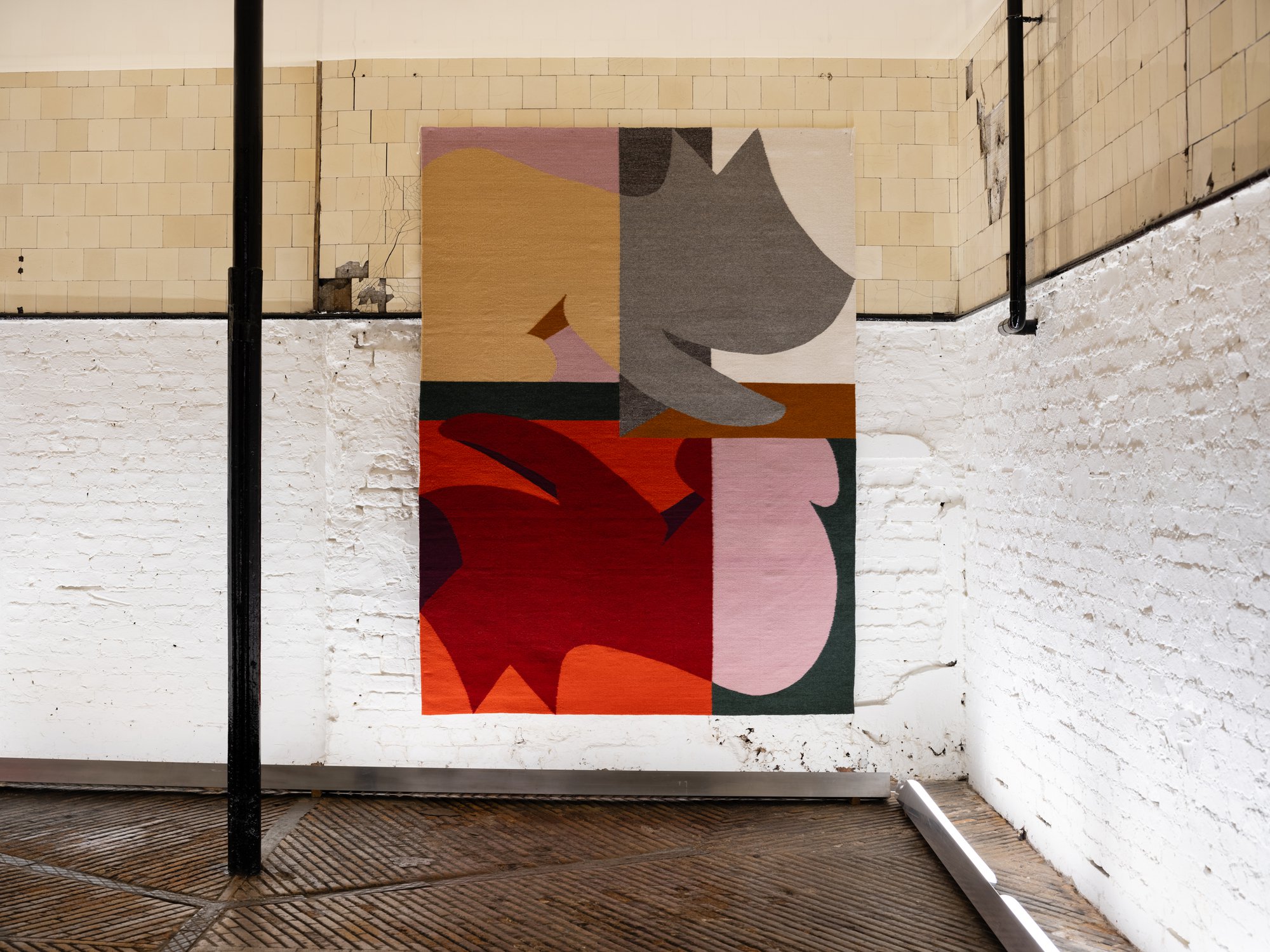 Ulrike Müller, Installation view, Beside Myself, Sylvia Kouvali, London, 2025