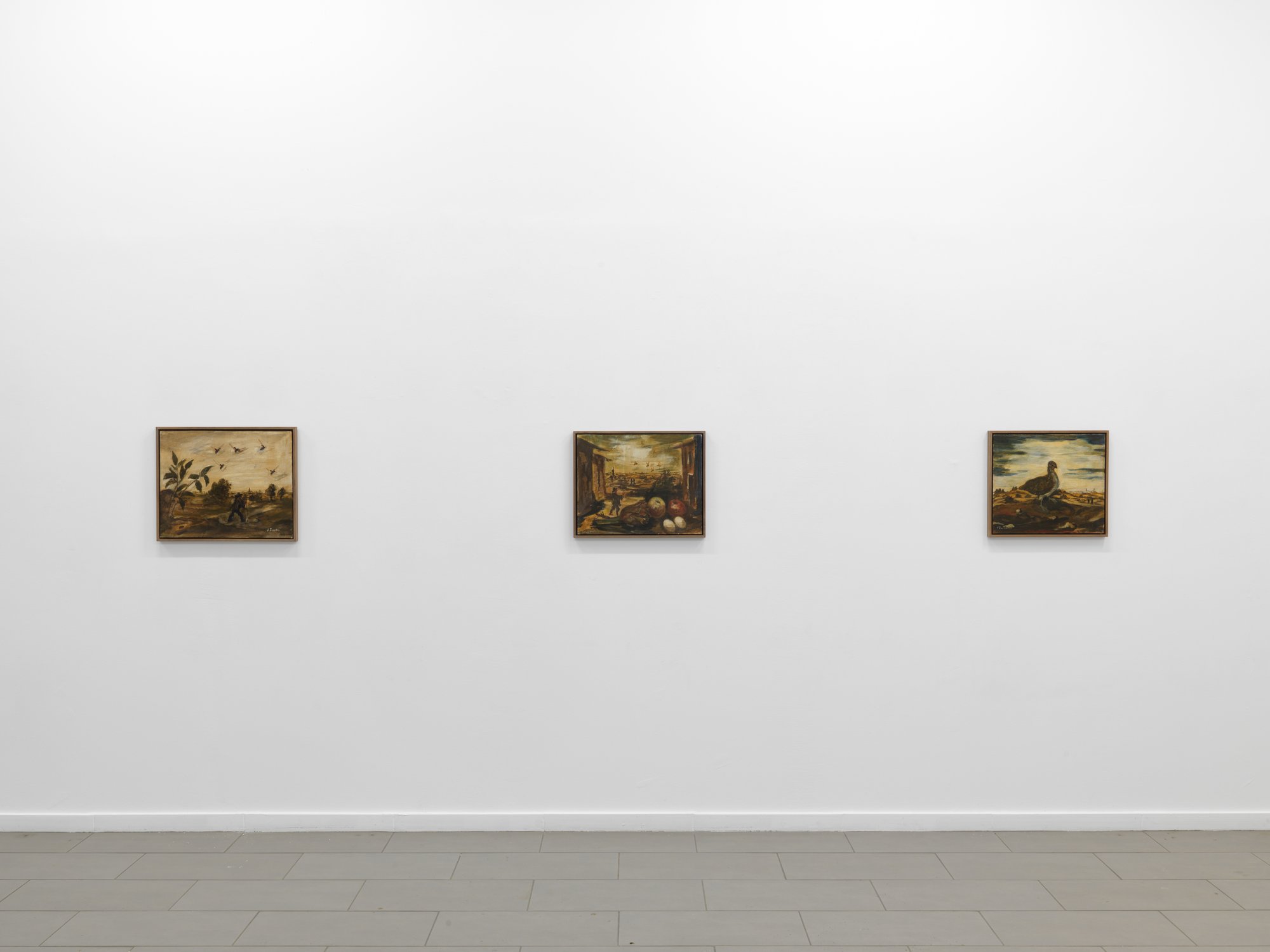Installation view, Luigi Zuccheri, Subtle Hunts, Sylvia Kouvali, Piraeus, 2024