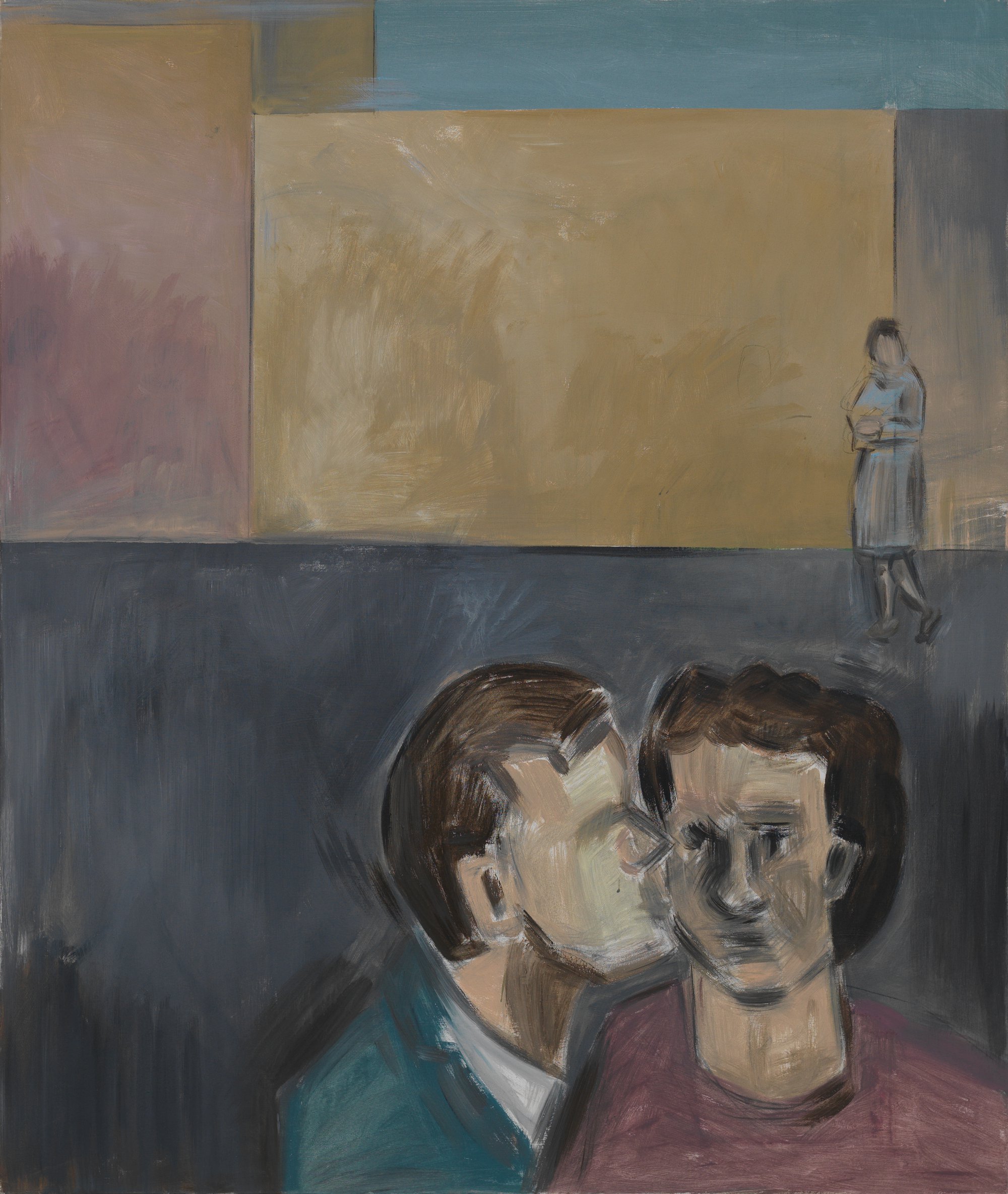 Apostolos Georgiou, Untitled, acrylic on canvas, 130 x 110 cm (51 1/8 x 43 1/4 in), 2021