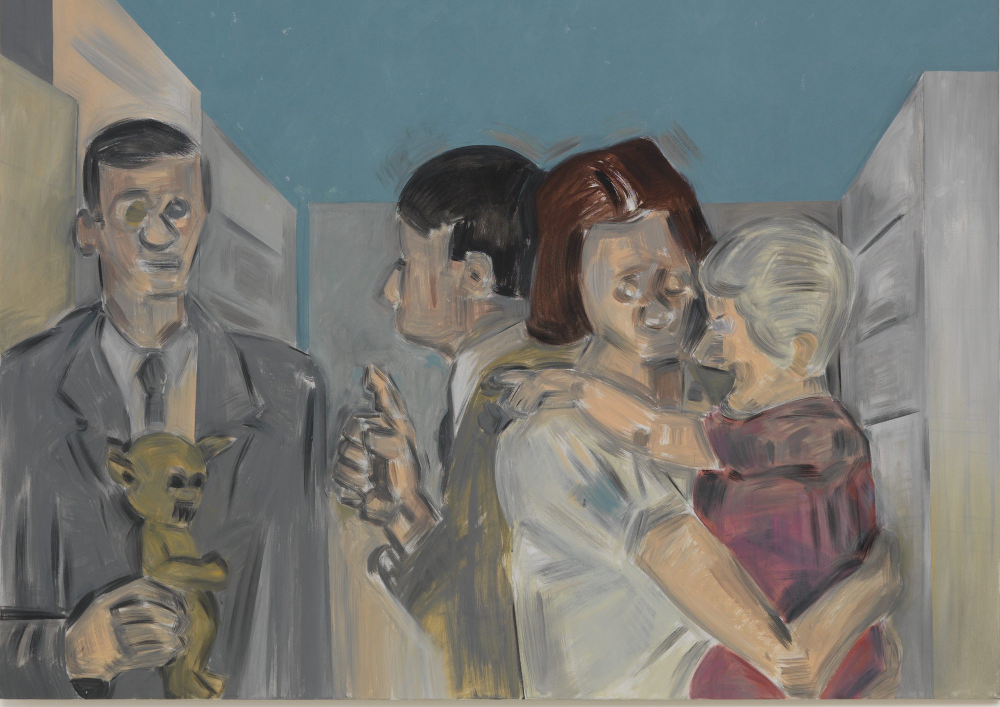 Apostolos Georgiou, Untitled, acrylic on canvas, 170 x 170 cm (66 7/8 x 66 7/8 in), 2020