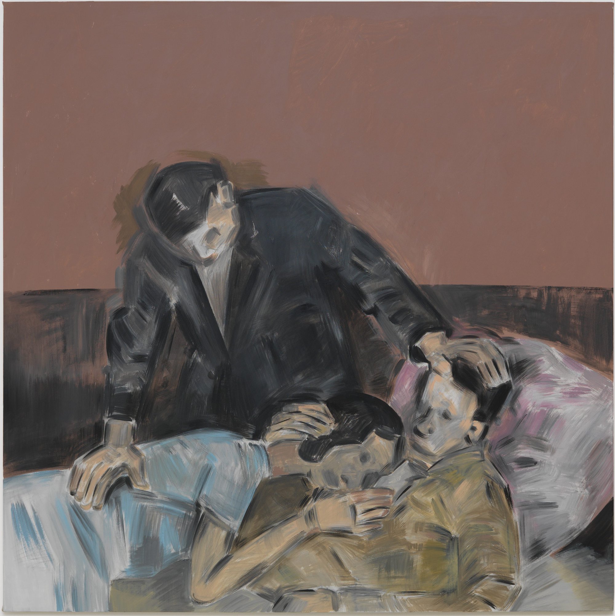 Apostolos Georgiou, Untitled, acrylic on canvas, 170 x 170 cm (66 7/8 x 66 7/8 in), 2020