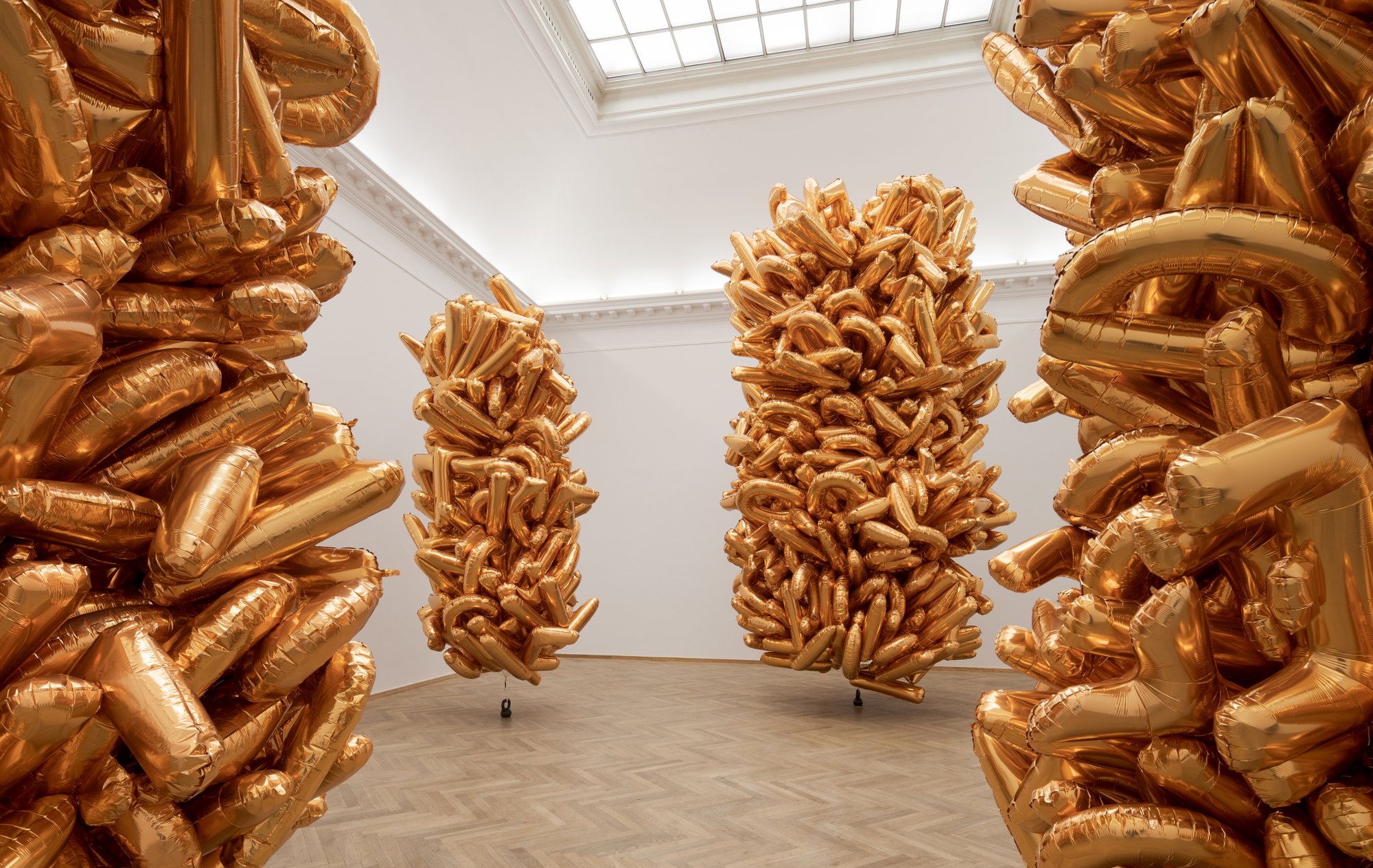 Installation view, Banu Cennetoğlu, BEING SAFE IS SCARY, Kunsthal Charlottenborg, Copenhagen, 2025