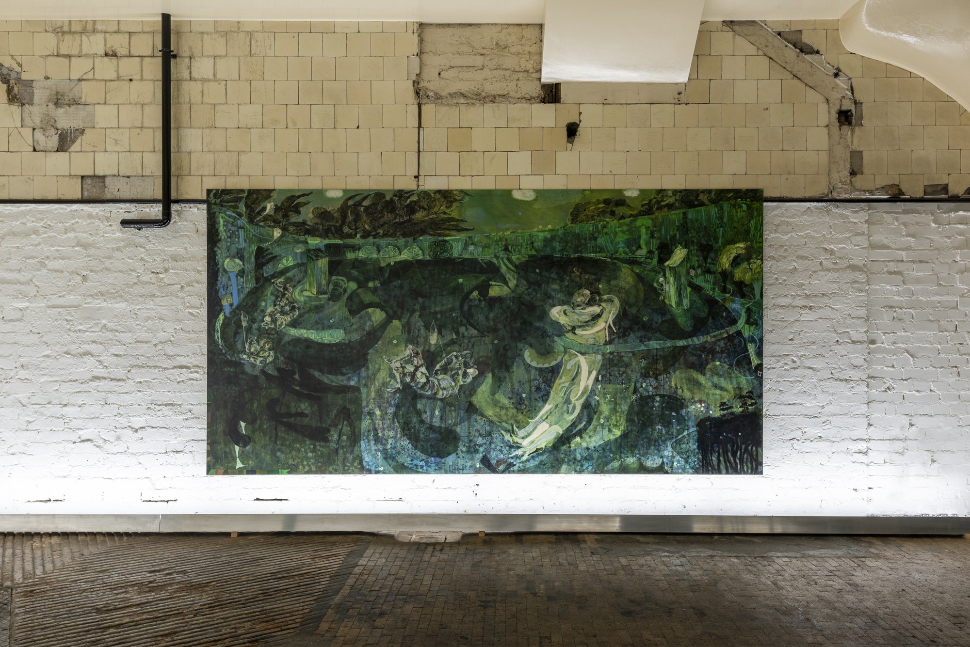 Installation view, Guglielmo Castelli, A knife with no blade, missing its handle, Rodeo, London, 2022