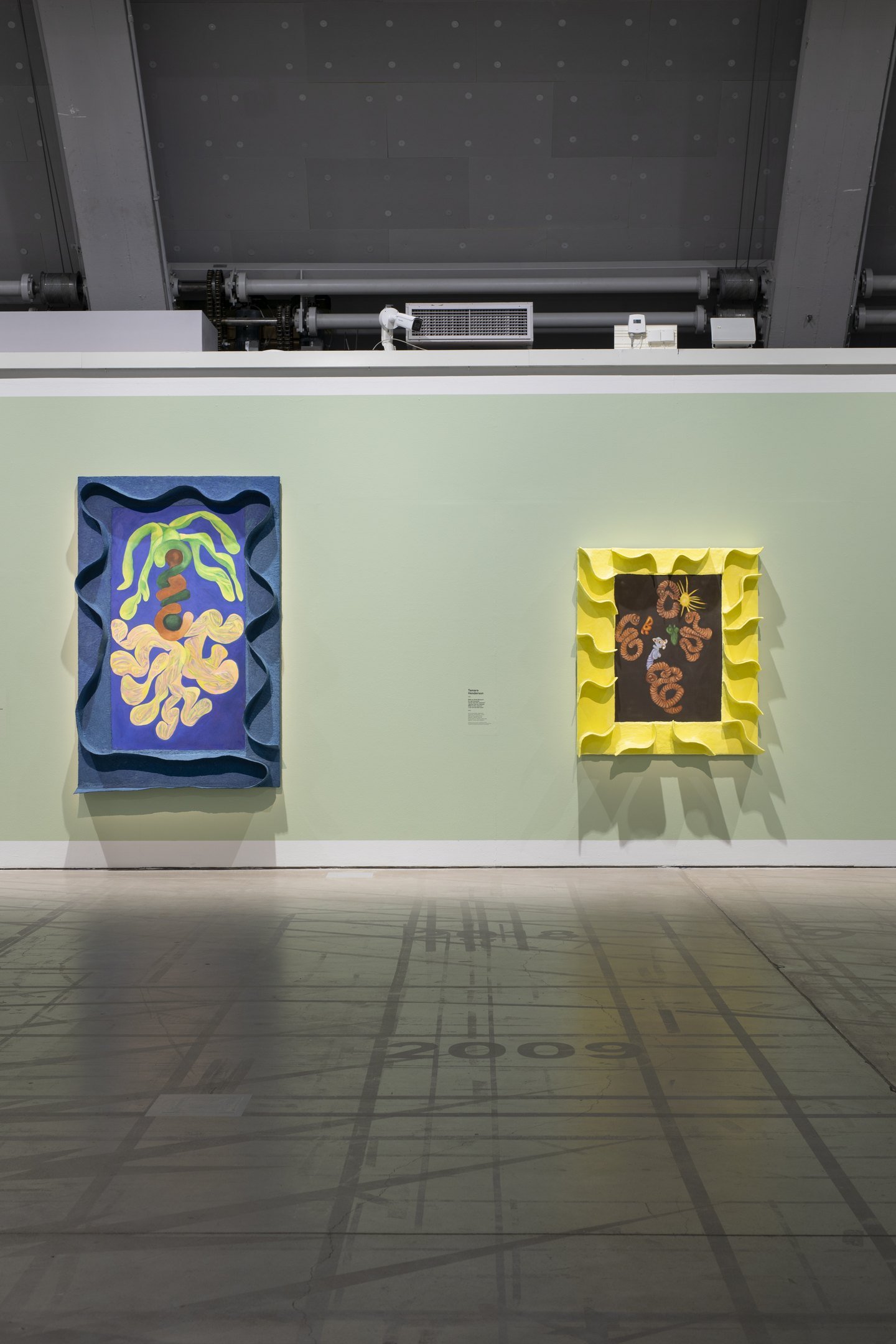 Installation view, Tamara Henderson, Helsinki Biennial 2025, Shelter: Below and Beyond, Becoming and Belonging, HAM Helsinki Art Museum, Helsinki, 2025