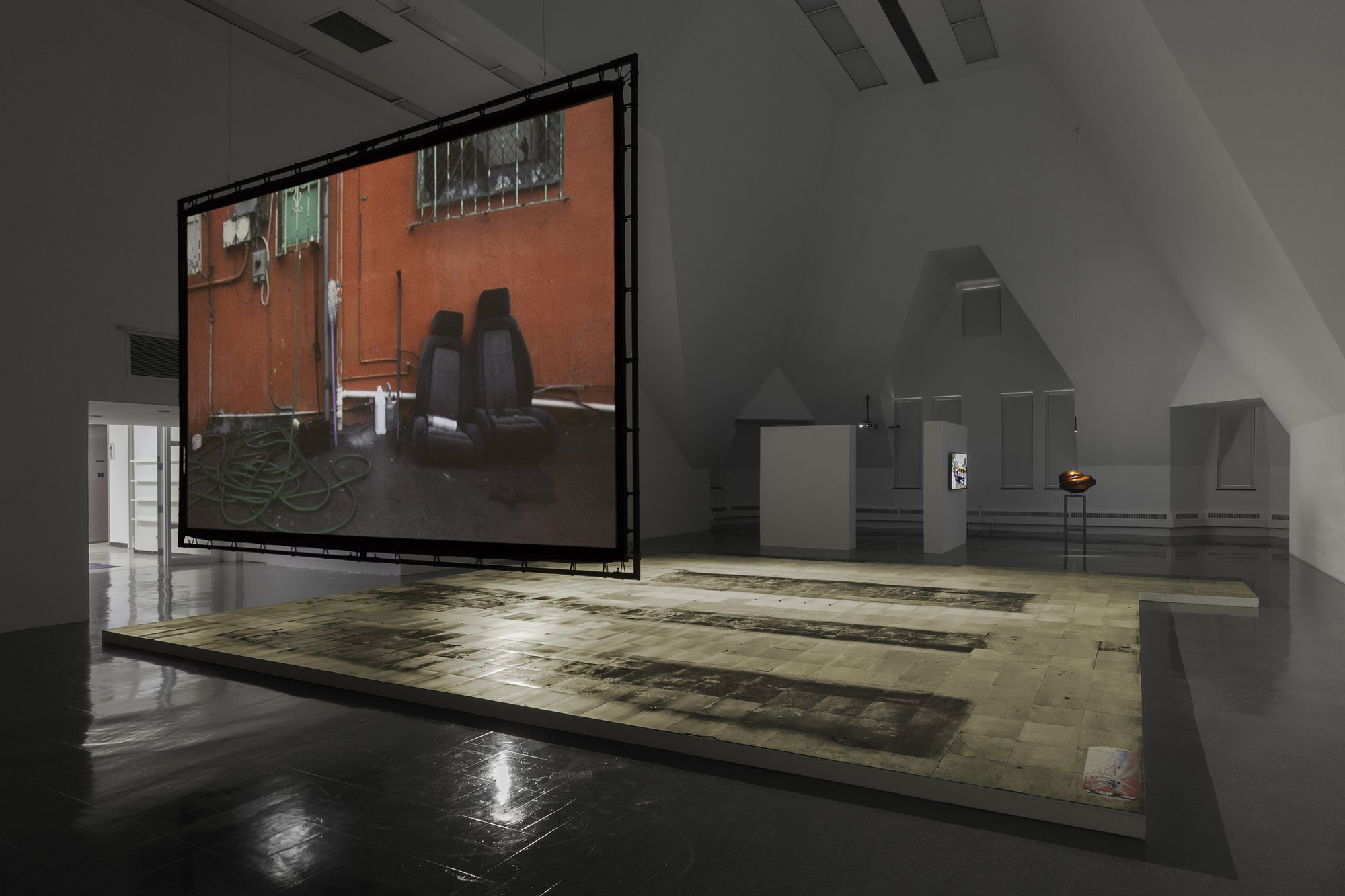 Shadi Habib Allah, Installation view, Put to Rights, Renaissance Society, Chicago, 2018