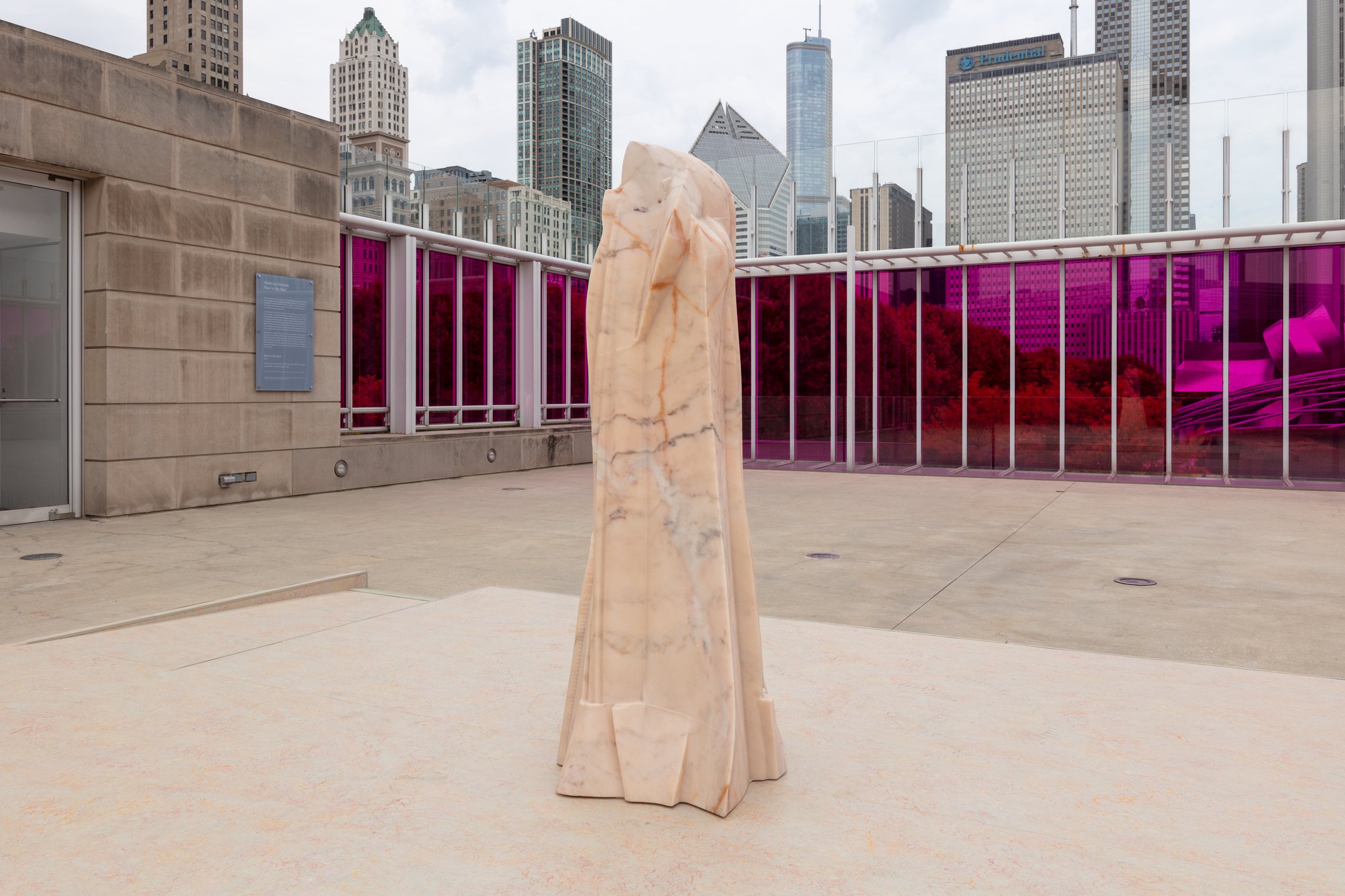 Installation View, Shahryar Nashat, Raw is Red, Art Institute of Chicago, Chicago, 2022
