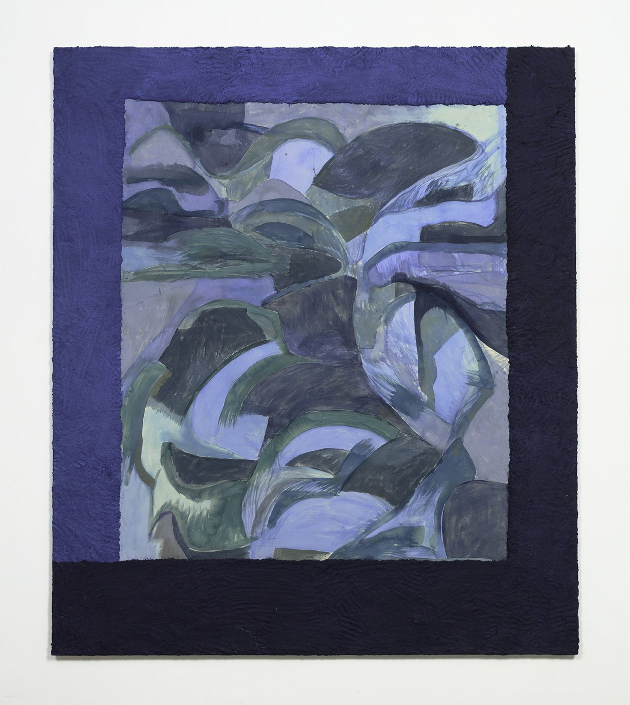 Tamara Henderson, Tidal Bore, wood, acrylic paint, paper pulp, 246.4 x 213.4 cm (97 1/8 x 84 1/8 in), 2016