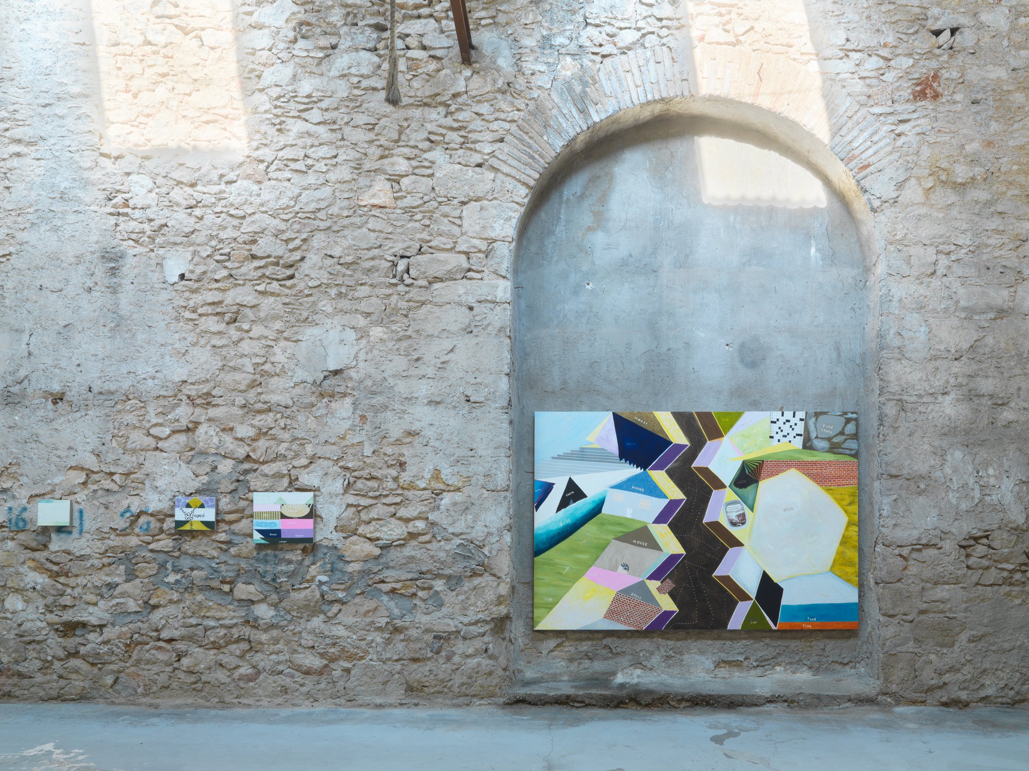 Installation view, Leidy Churchman, Trick of Sight, Rodeo, Piraeus, 2023
