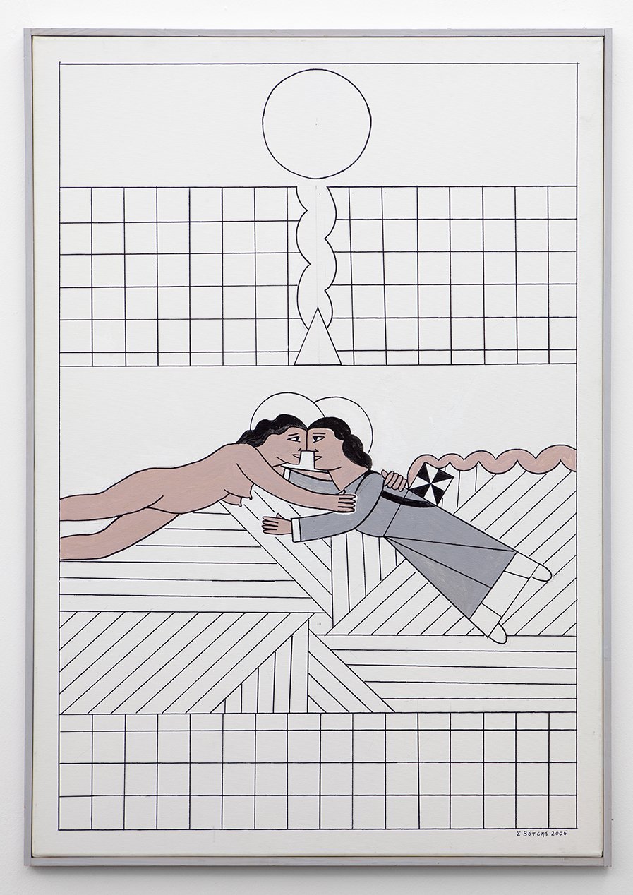 Stelios Votsis, Untitled, acrylic on canvas, 103 x 73 cm (40 1/2 x 28 3/4 in), 2006