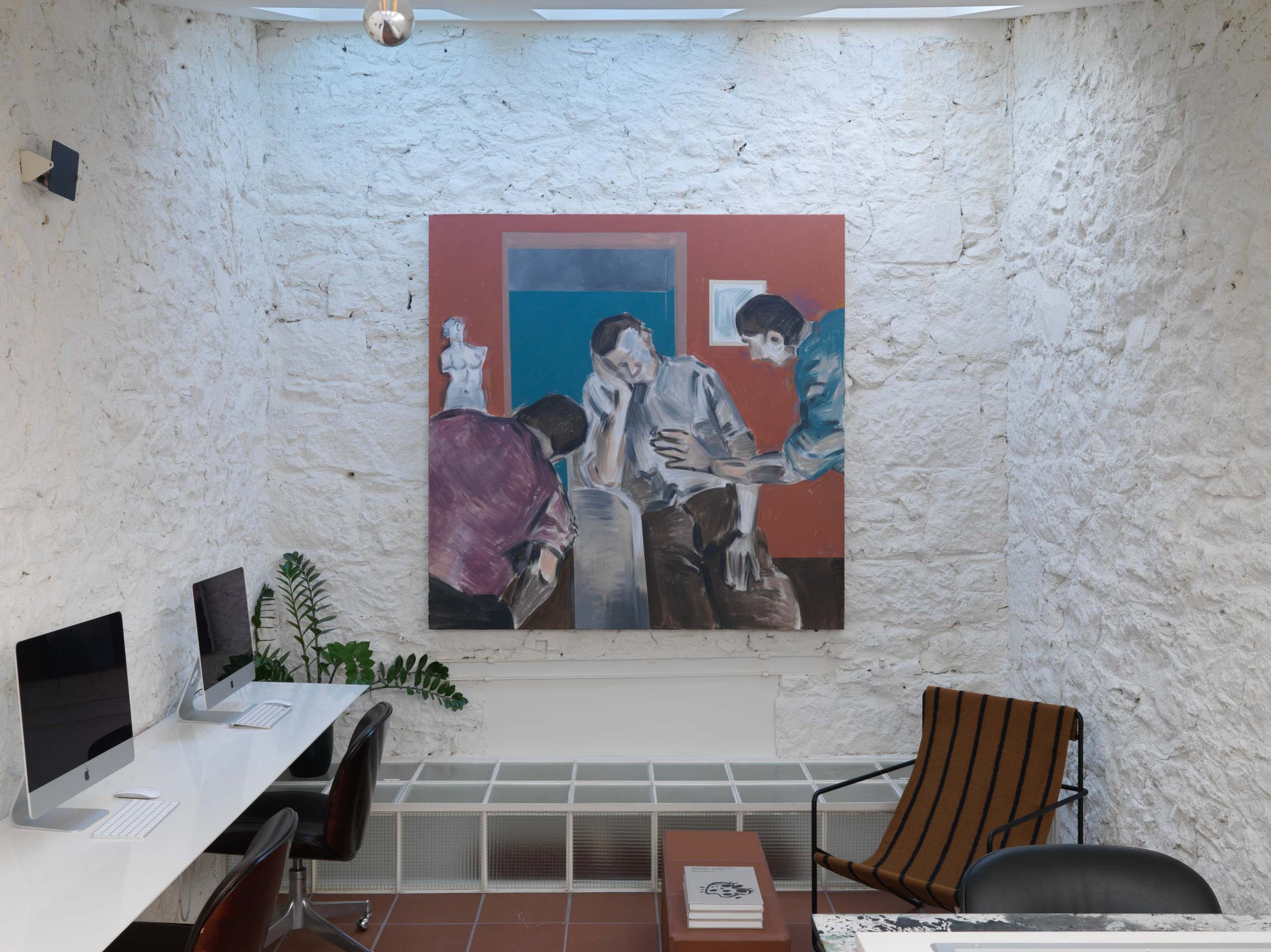 Apostolos Georgiou, Untitled, acrylic on canvas, 170 x 170 cm (66 7/8 x 66 7/8 in), 2022