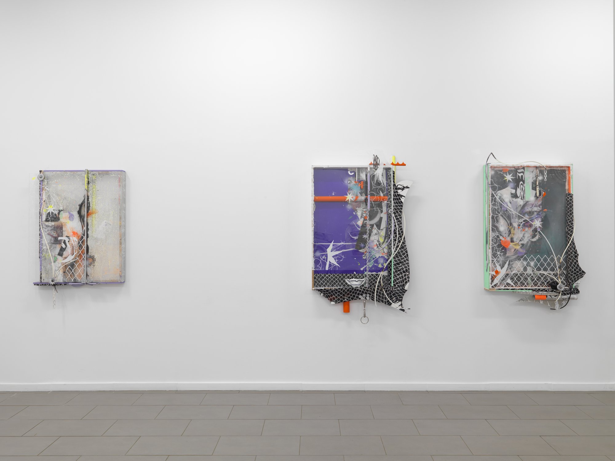 Installation view, David Douard, aura vamp’block’r, Rodeo, Piraeus, 2024