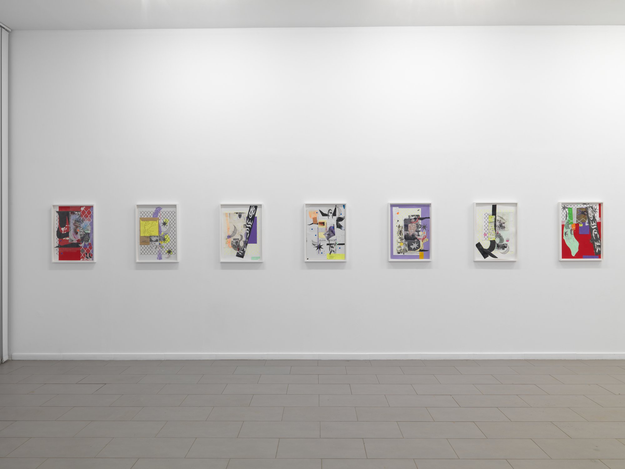 Installation view, David Douard, aura vamp’block’r, Rodeo, Piraeus, 2024