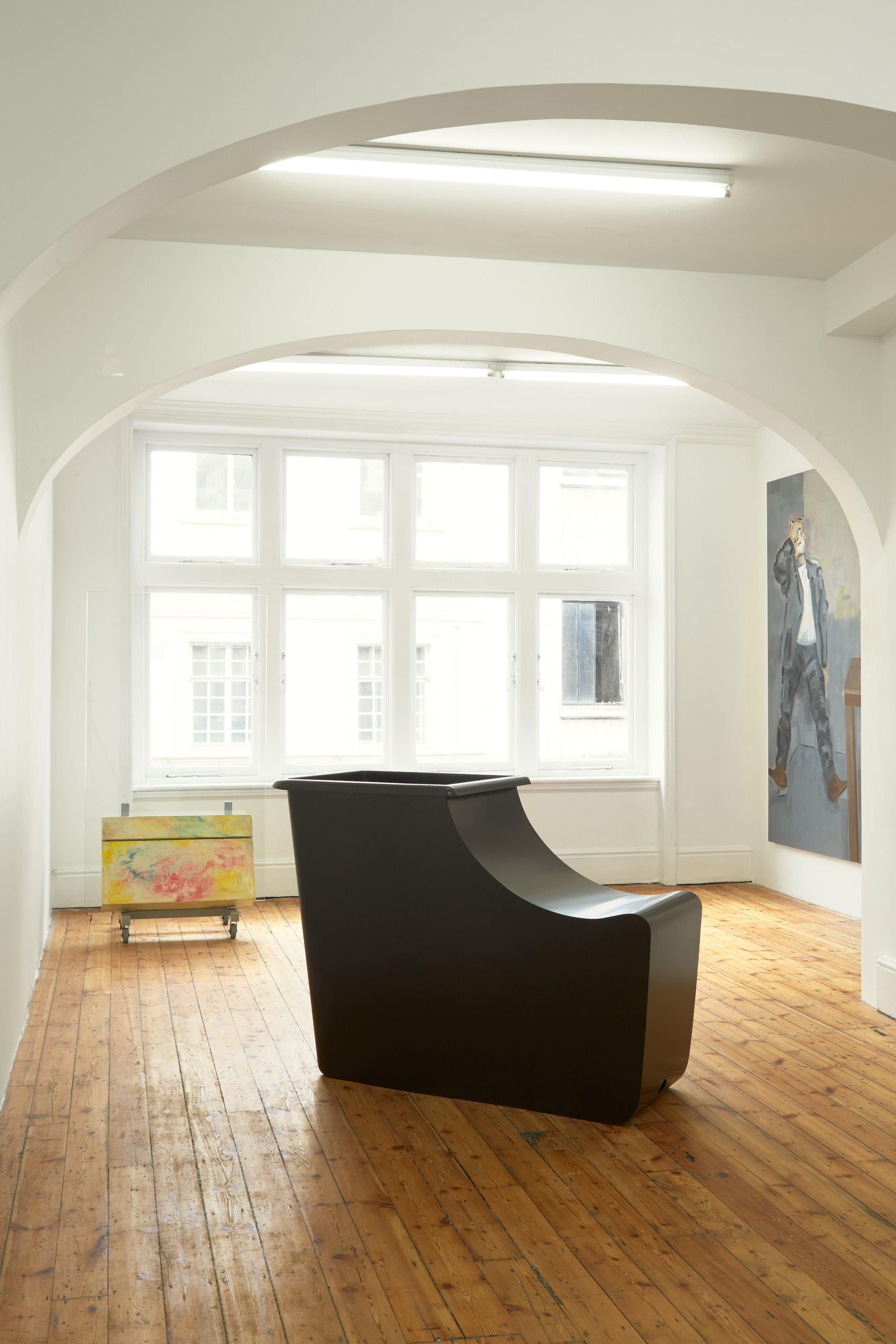 Installation view, The Chicken and The Egg, The Chicken, Rodeo, London, 2015