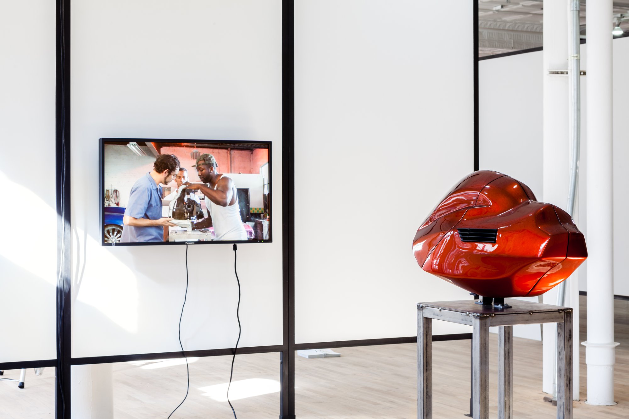 Shadi Habib Allah, Installation view, Frozen Lakes, Artists Space, New York, 2013