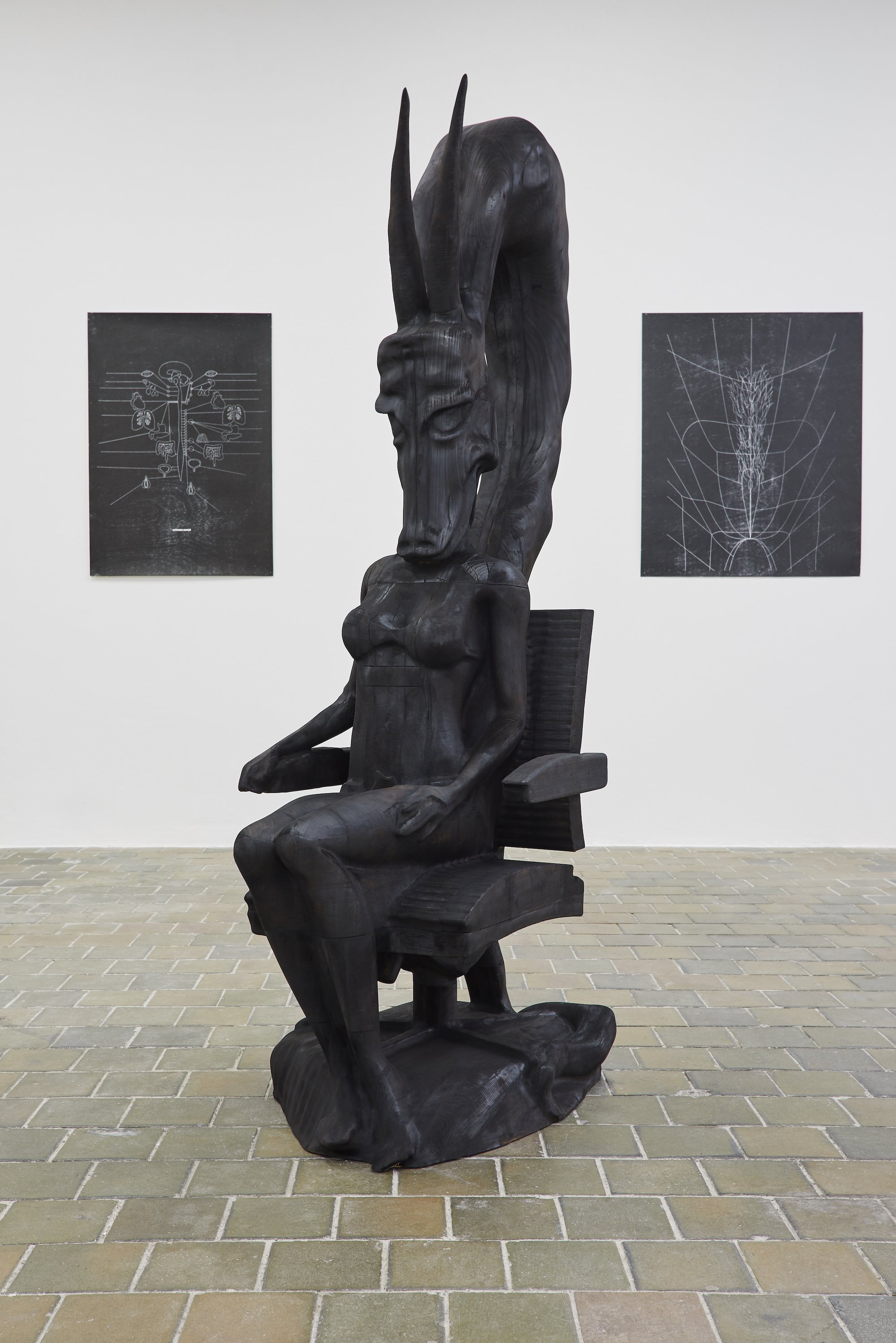 Installation view, Sidsel Meineche Hansen, LIVE LIFE WELL®, Center for Contemporary Arts, Prague, 2019