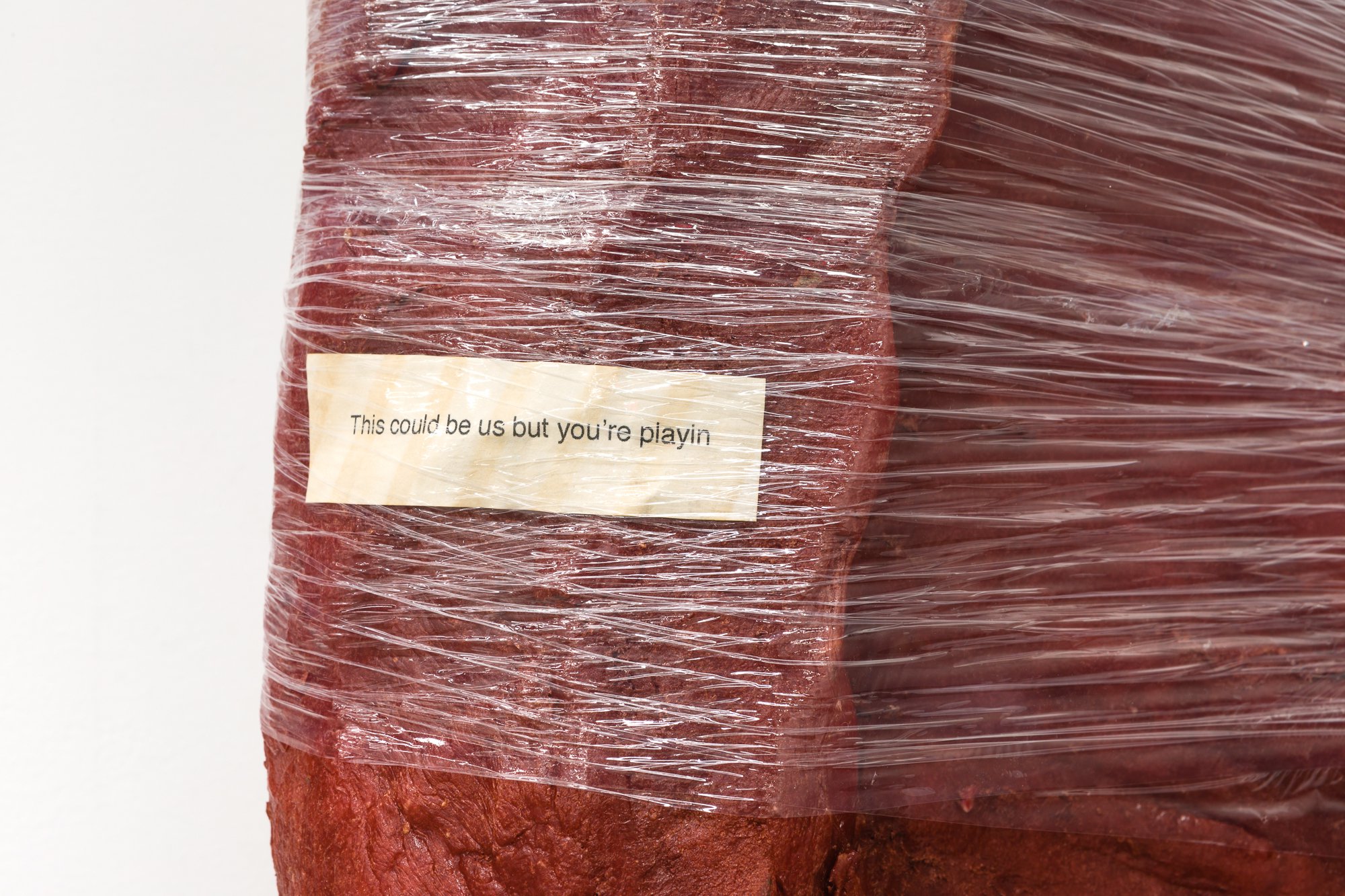 Shahryar Nashat, Bone In, detail, synthetic polymer, PVC, pigment, paper, 45,7 x 20,3 x 17,7 cm (18 x 8 x 7 1/8 in), 2019