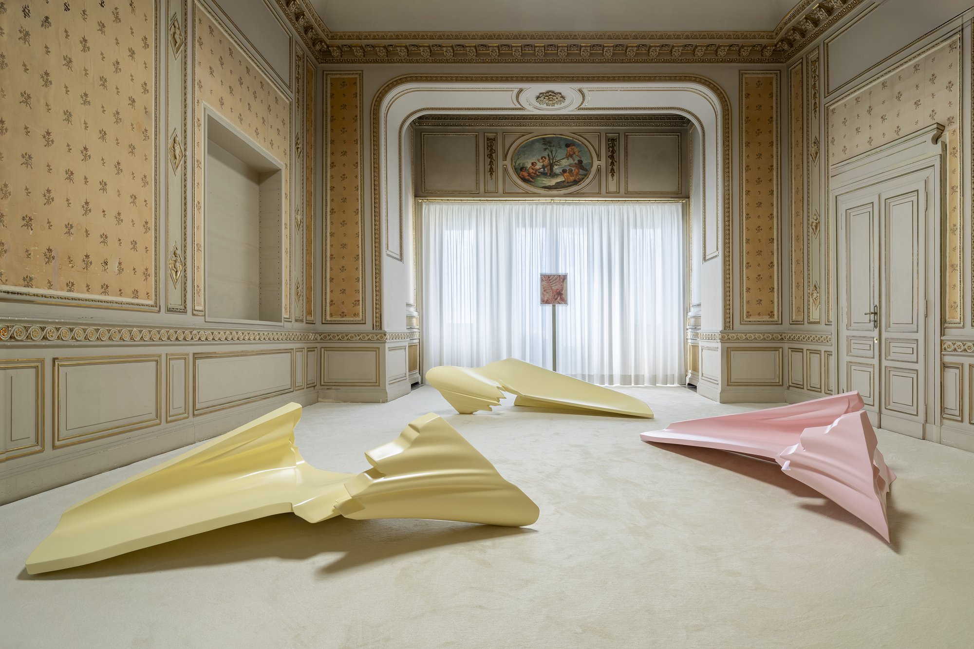 Shahryar Nashat, Installation view, Blood Most Precious, Istituto Svizzero, Rome, 2024