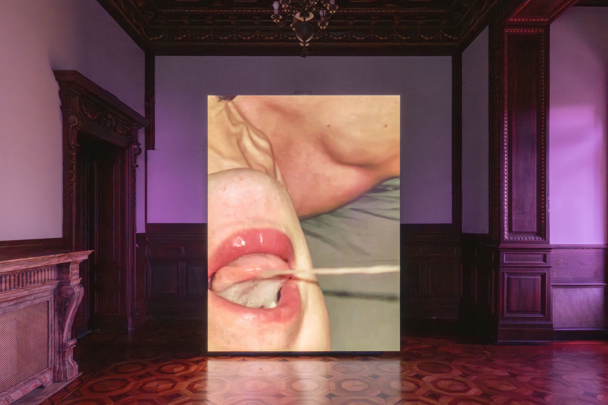 Shahryar Nashat, Installation view, Blood Most Precious, Istituto Svizzero, Rome, 2024