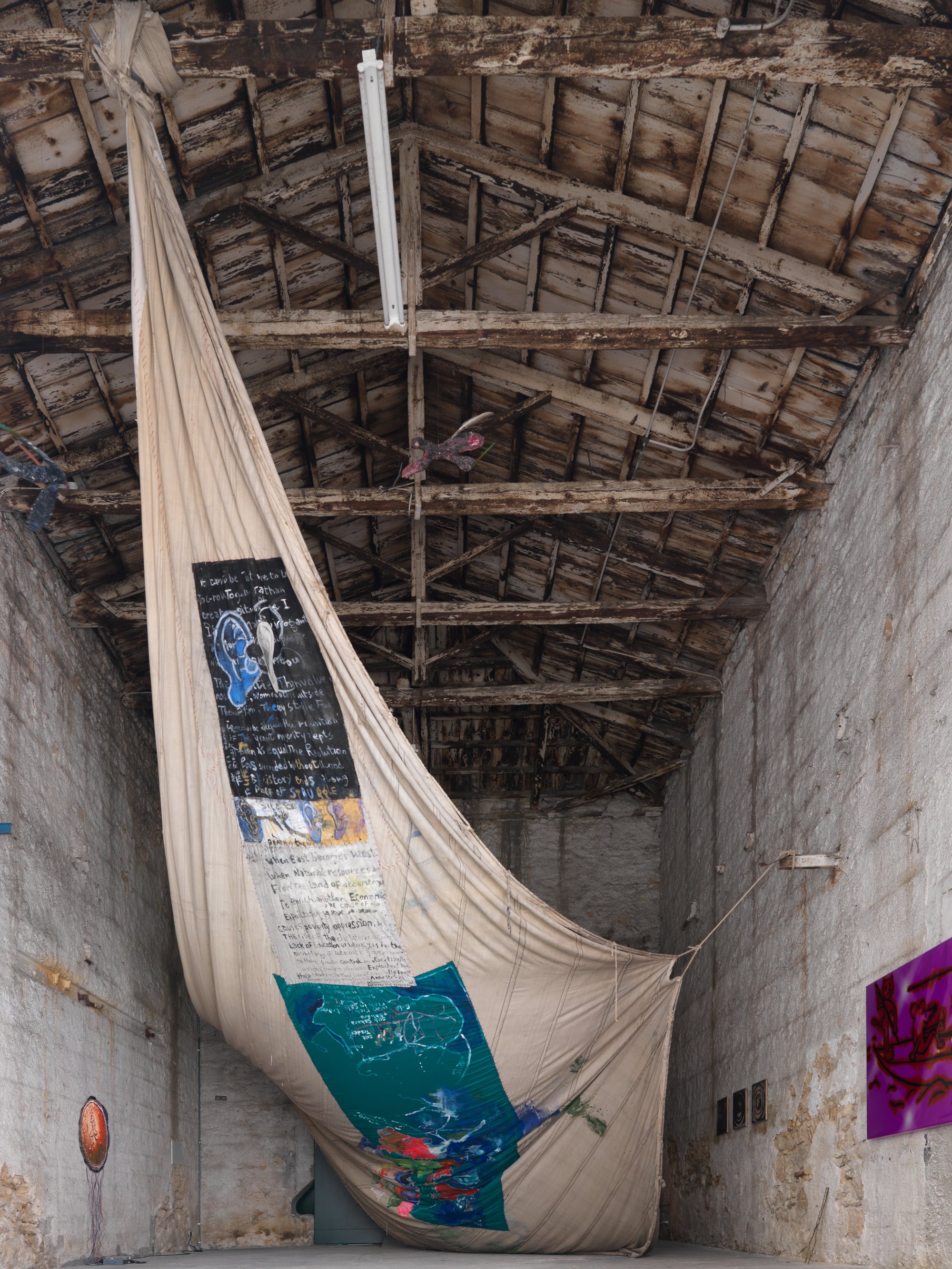 Installation view, St. Elmo&#x27;s Fire, Rodeo, Piraeus, 2021