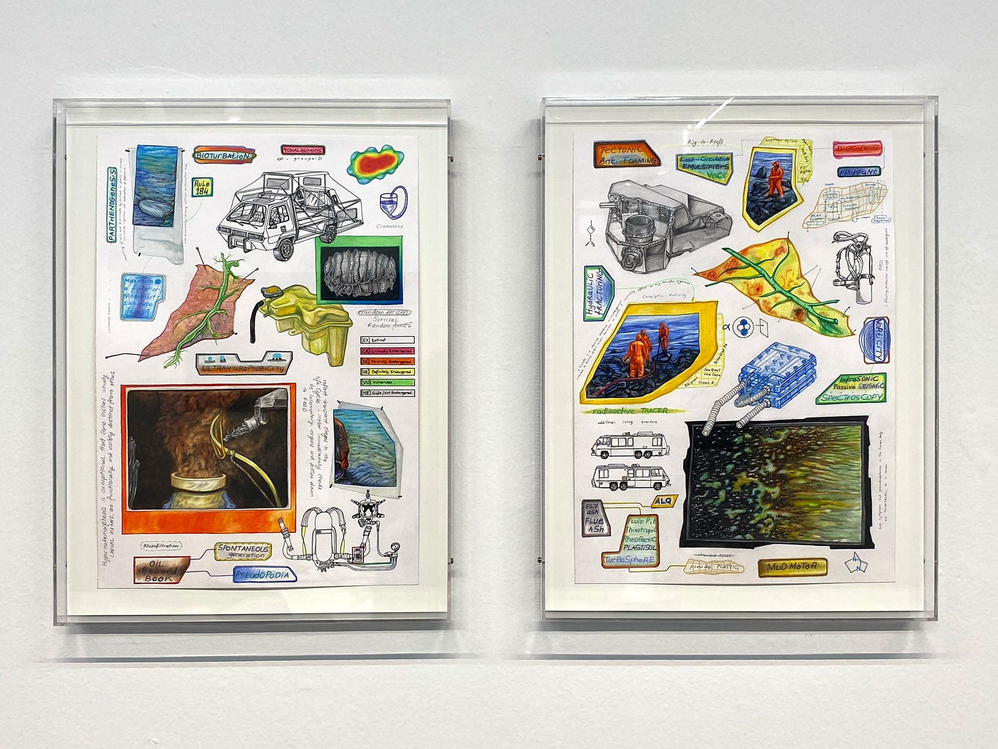 Emre Hüner, Installation view, 9th Asian Art Biennial: How to Hold Your Breath, National Taiwan Museum of Fine Arts, Taichung City, 2024