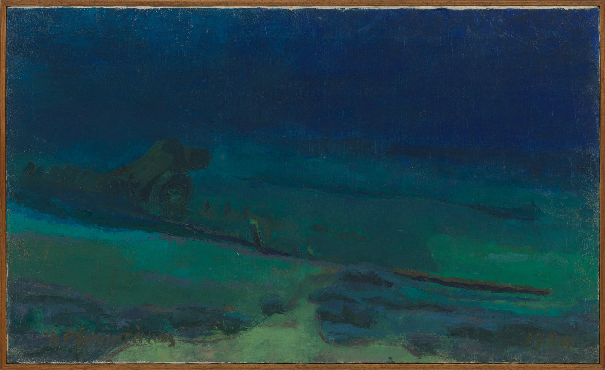 Yiannis Maniatakos, Untitled, detail, oil on canvas, 62.5 x 102.5 cm (24 5/8 x 40 3/8 in), 1994