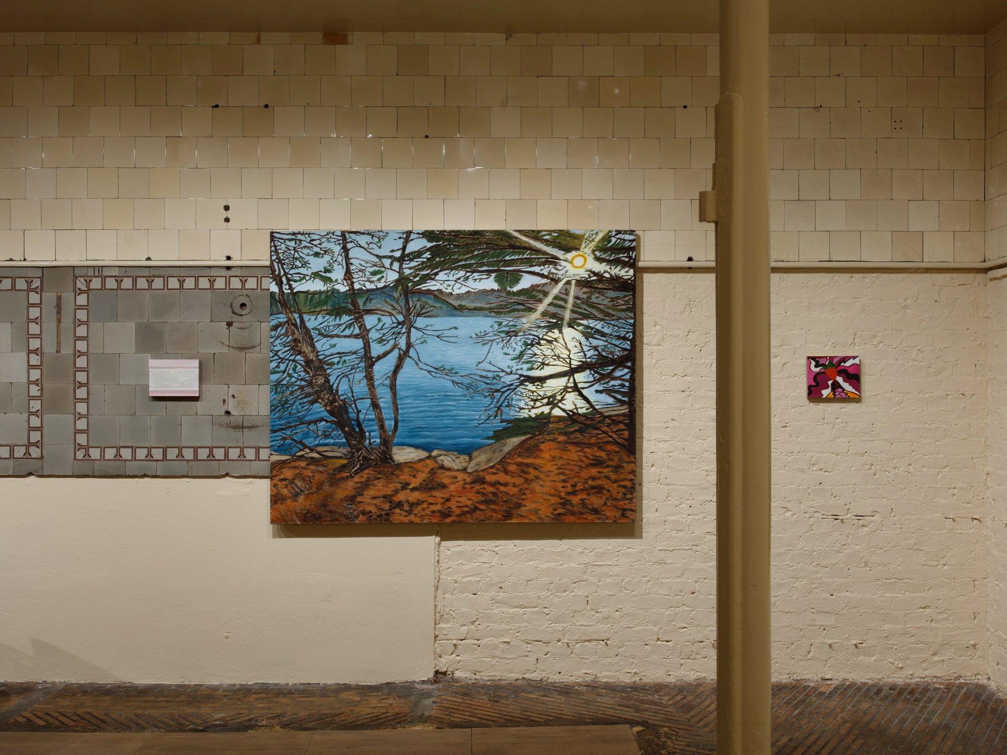 Installation view, Leidy Churchman, The Between is Ringing, Rodeo, London, 2021
