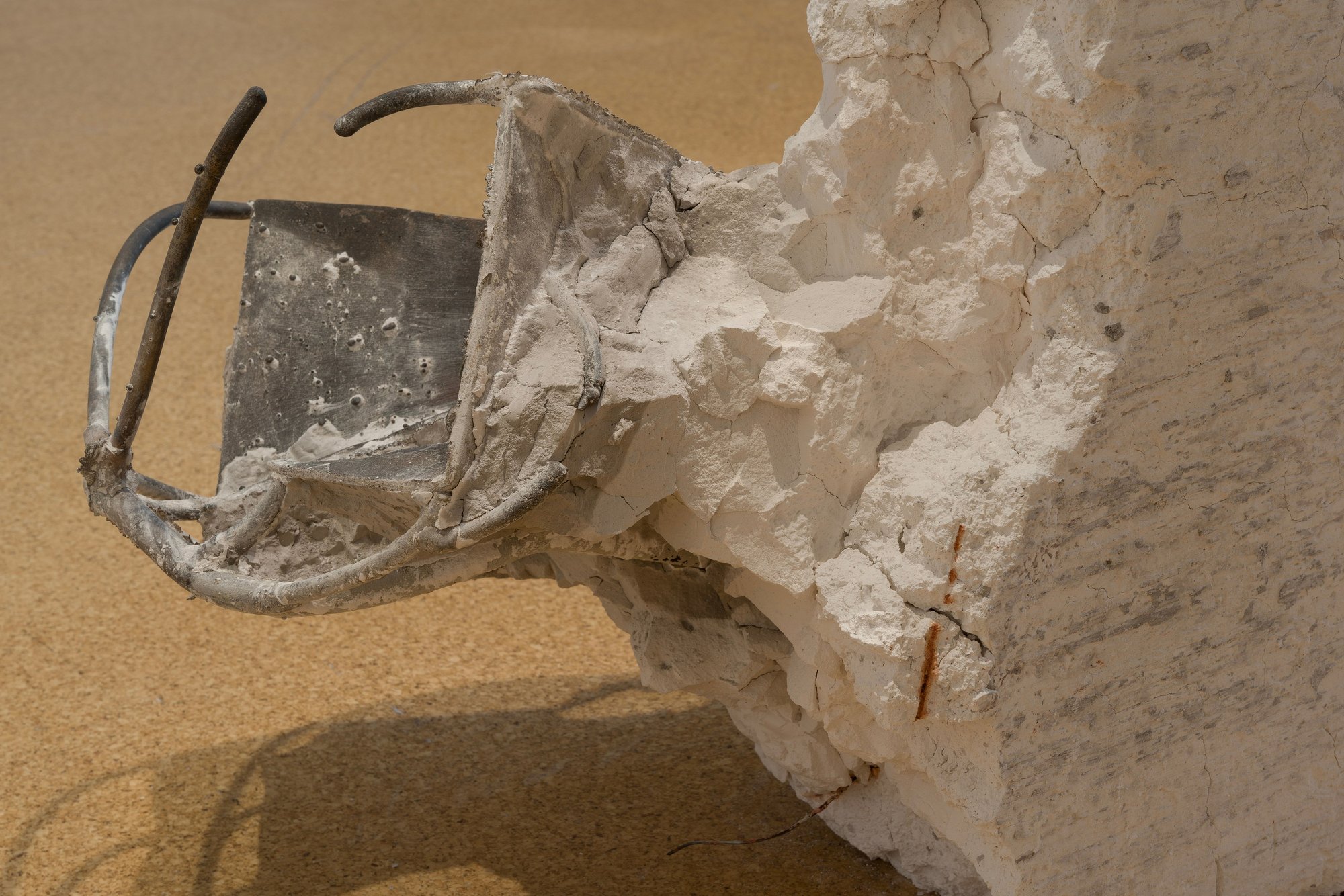 Grant Mooney, Partials i, (Gain c.) [detail], 2024, plaster, bronze, 56.5 x 50 x 70 cm
Installation view, calsis, Ezra and Cecile Zilkha Gallery, Middletown, 2024