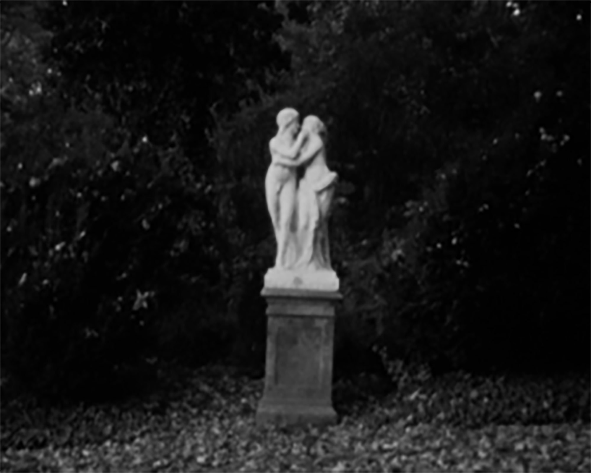 Haris Epaminonda, Lovers, black and white video, shot in 16 mm, transferred to DVD, no sound, 2011
