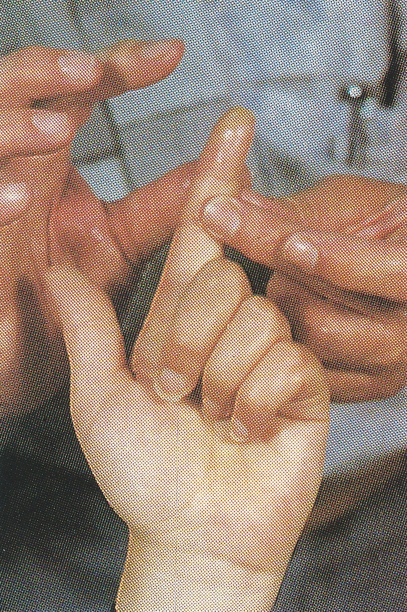 James Richards, The Screens, detail, still, 35 mm slide installation, 4 sets of 80 DIA slides (320 slides in total), 2013
