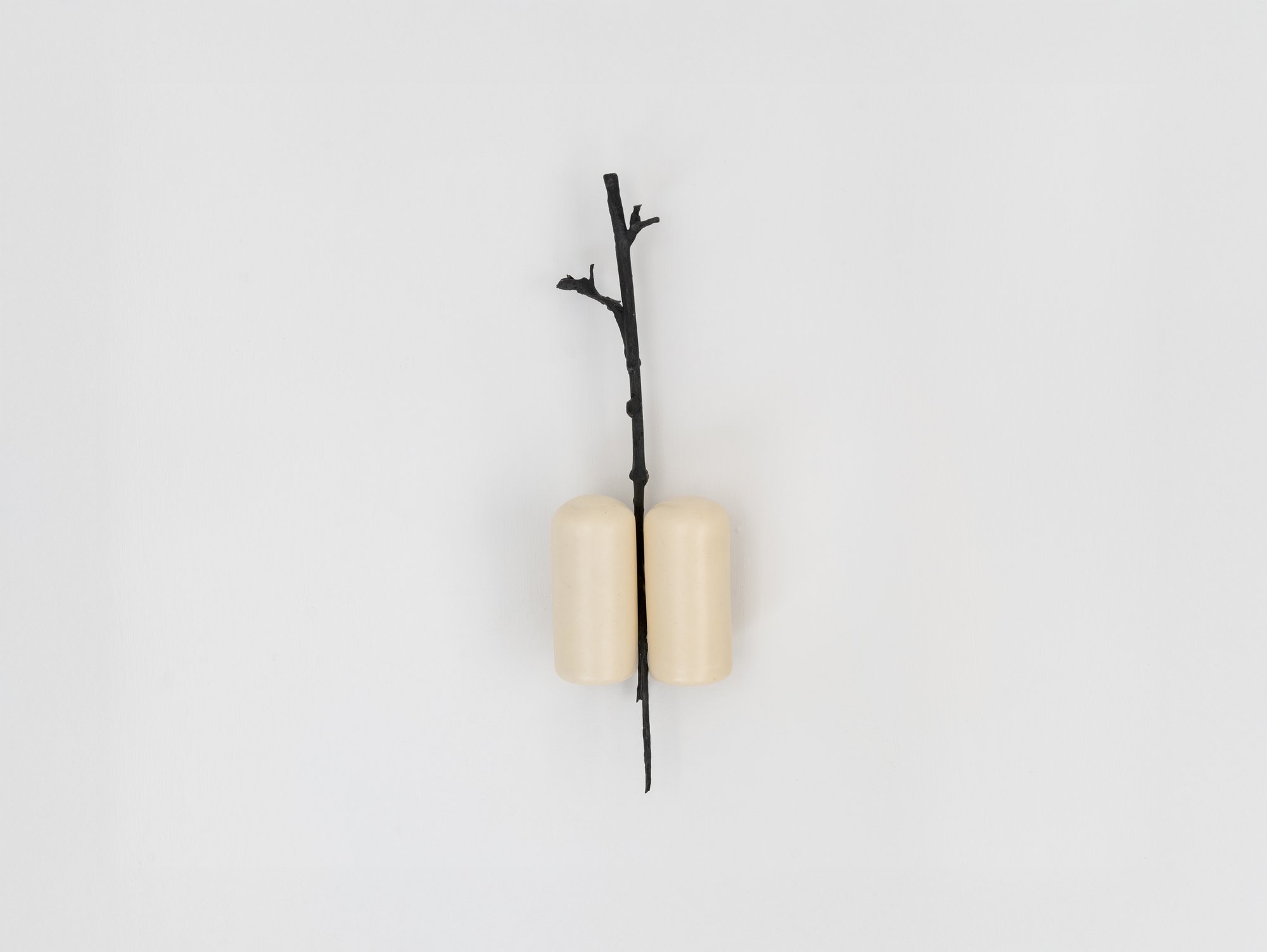 Grant Mooney &amp; Winona Sloane Odette, Untitled (c. ii salento), 2023, bronze, sap, wax, 36 x 10 x 6 cm
Installation view, reserves, Midway Contemporary Art, Minneapolis, 2024